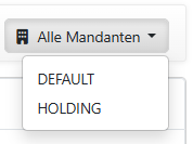 Beispiel einer Mandantenwahl
