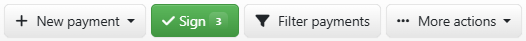 Example of different buttons
