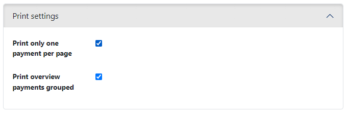 User preferences for payments